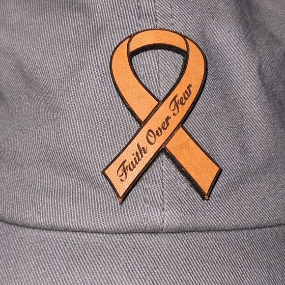FAITH OVER FEAR Cancer Cap - Picture 2 of 7